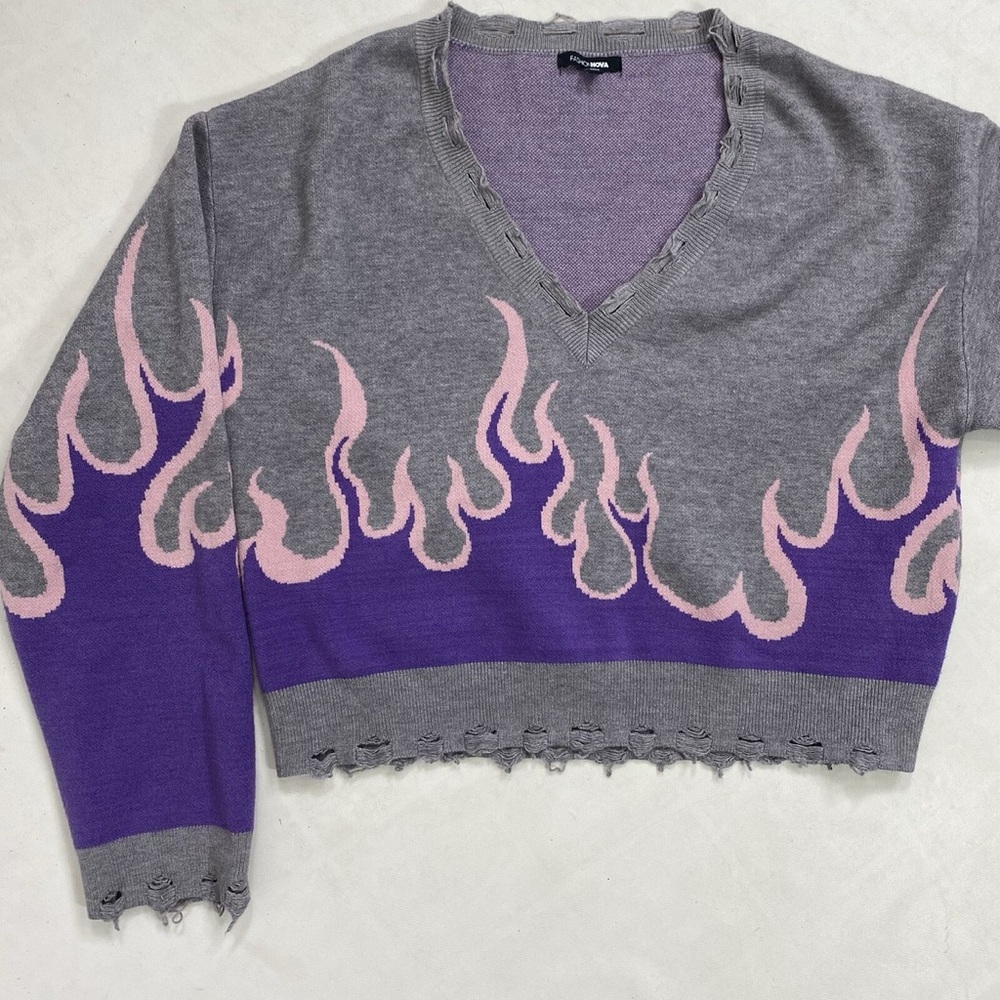 Fashion Nova Flame Sweater